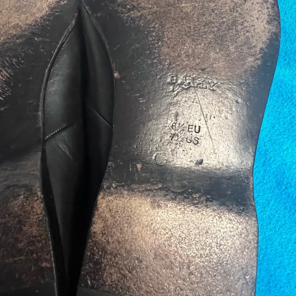 BALLY Baser Black Leather Men's Loafers
Shoes 71/2 7.5 - Picture 7 of 9